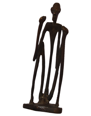 Brass Tribal statue