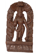 Wooden statue